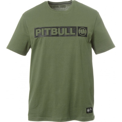 Pitbull West Coast pánské triko Hilltop 170 olivové
