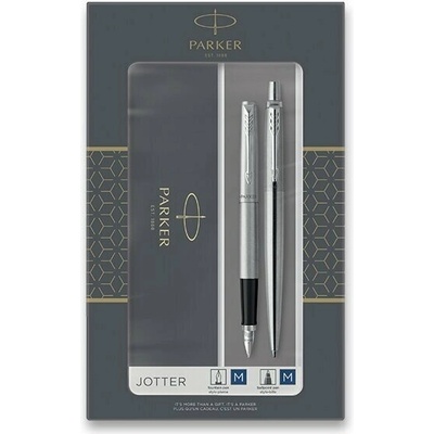 PARKER Sada psací a kuličkové pero Jotter St. Steel CT, DUO19