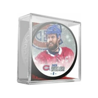 Inglasco / Sherwood Puk Shea Weber #6 Montreal Canadiens NHL Glitter Puck