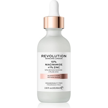 Revolution Beauty Niacinamide 10% + Zinc 1% серум за разширени пори 60ml
