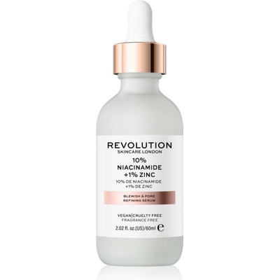 Revolution Beauty Niacinamide 10% + Zinc 1% серум за разширени пори 60ml