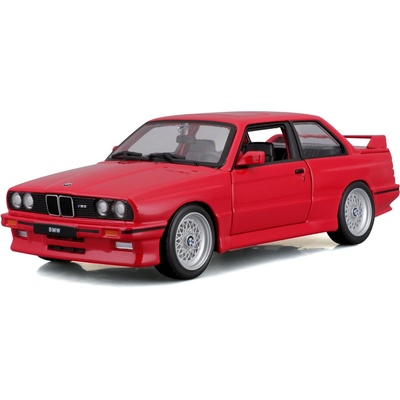 Bburago BMW 3 Series M3 1988 červené 1:24