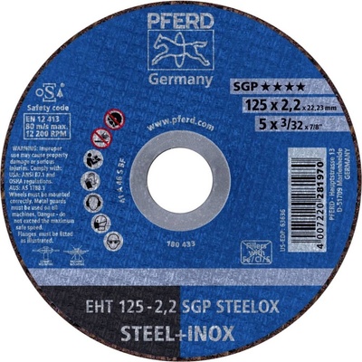 Pferd Rezný kotúč rovný 125 mm 61331622 25 ks