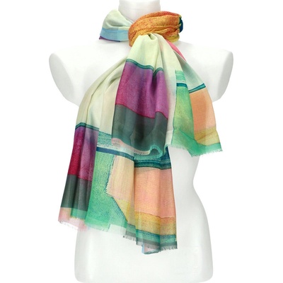 Cashmere letná šatka fialová