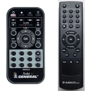 GENERAL Albrecht dr52ca - дистанционно управление дубликат (dr52ca)