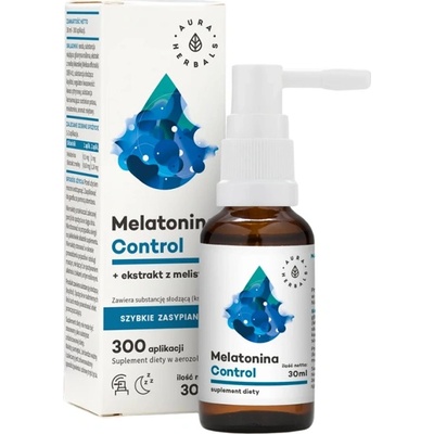 Aura Herbals Melatonin Control + Lemon Balm Extract [30 мл]