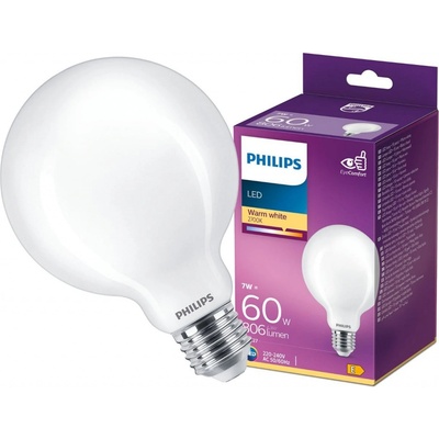 Philips LED žiarovka G93 E27 7W 60W 806lm 2700K Warm