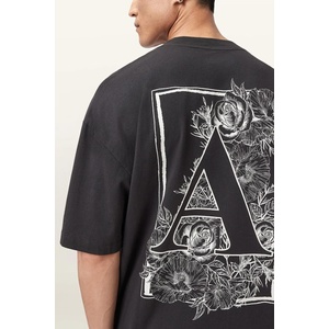 AllSaints уголемена тениска мъжка от памук ANTHOS (M006PF)