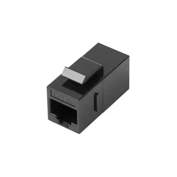 Image 1 of Lanberg Конектор, Lanberg feed-trru keystone connector RJ45->RJ45 UTP CAT. 5e (KSU5-3000)