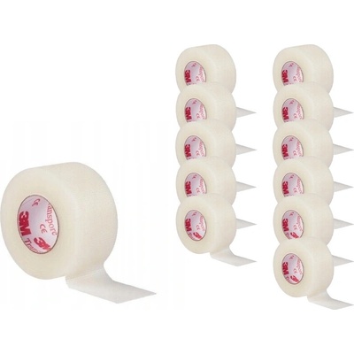 ► 3M Transpore lepiaca páska, 2,5cm x 9,15m - 12 ks