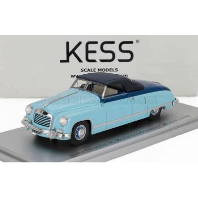 KESS MODEL ISOTTA FRASCHINI 8C MONTEROSA BONESCHI CABRIOLET CLOSED 1948 2 TONE BLUE BLACK 1:43