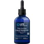 Life Extension Безсъние - Течен мелатонин, 59 ml капки, с аромат на цитруси и ванилия (02234 LE)