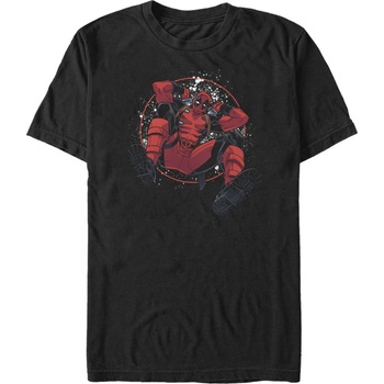 ZOOT. Fan Черна мъжка тениска Marvel Deadpool Splatter Circle ZOOT. Fan | Cheren | МЪЖЕ | L