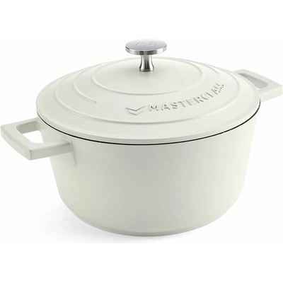 MasterClass indukční nepřilnavý hrnec, 20 cm, 2,5 l, krémový
