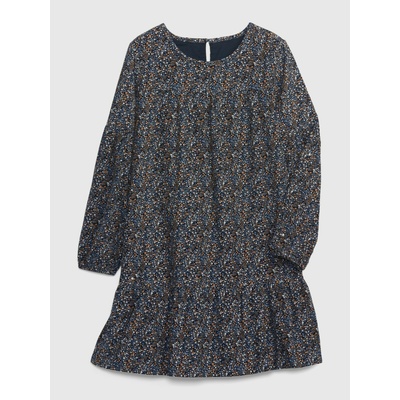 GAP Детска кадифена рокля с волан GAP GAP | Sin | Момичешки | 140/146