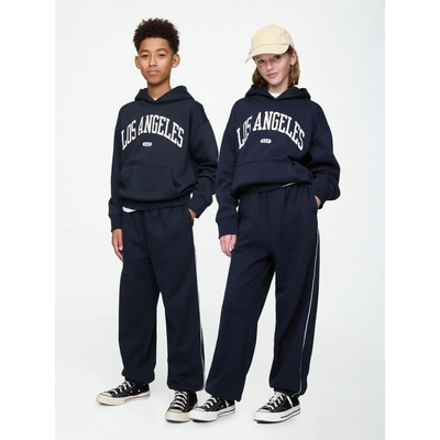 GAP dětské tepláky Baggy Unisex Tmavě Modrá