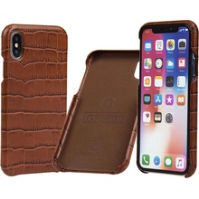 Pouzdro Carastyle Shell Cuoio Crocco iPhone 7 Plus / 8 Plus Hnědé