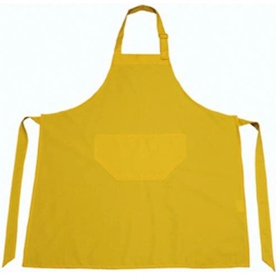 L-Merch Unisex zástěra NT5220 Yellow 85x75cm