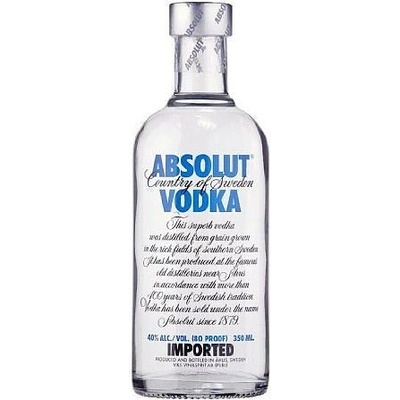 Absolut Blue Vodka 40% 0,35 l (holá láhev)
