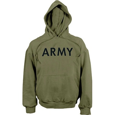 ROTHCO mikina s kapucí US ARMY zelená