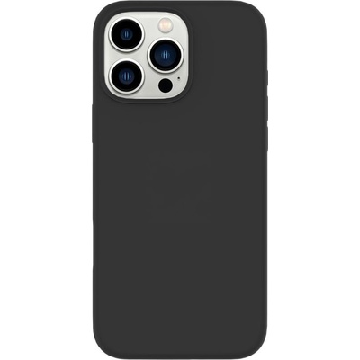 eStuff Infinite Riga silikonový kryt pro iPhone 16 Pro Max, recyklovaný TPU, černý