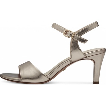 Tamaris 1-28008-42-933 Dámské sandály na podpatku zlaté