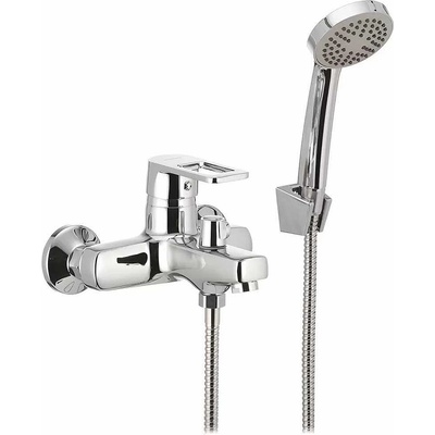 Mixxus Смесител за баня, едноръкохватков, с душ слушалка, mixxus gavi 009 (euro), силумин (et9756)