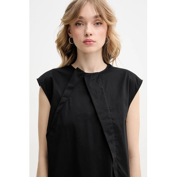 MM6 Maison Margiela Рокля MM6 Maison Margiela в черно къса със стандартна кройка S52DA0066. M35043 (S52DA0066.M35043)