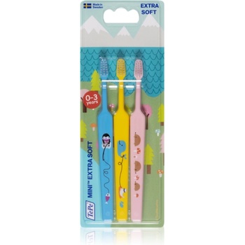 TePe Mini 0-3 year четки за зъби 3 бр