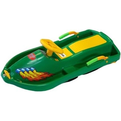 Plastkon Snow Boat Bob s volantem zelená