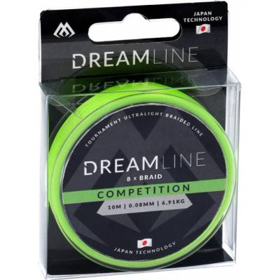 Mikado šnúra Dreamline Fluo Green PE8 10m 0,12mm 10,21kg