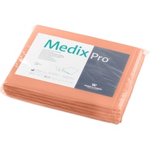 MedixPro Nepropustné prostěradlo třívrstvé celulóza 210x77 meruňka 5 ks