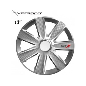 Versaco Тасове за джанти 13'' Versaco Carbon GTX - Silver
