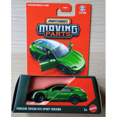 Matchbox Porsche Taycan GTS Sport Turismo pohyblivé časti