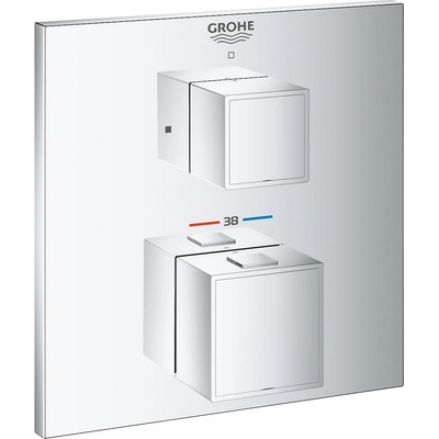 GROHE Термостатен смесител, 24153000, с 1 изход и спирателен клапан (24153000)