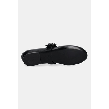 coperni Кожени балеринки Coperni Ballerina Belt Flat в черно COPSH74F6016 (COPSH74F6016)