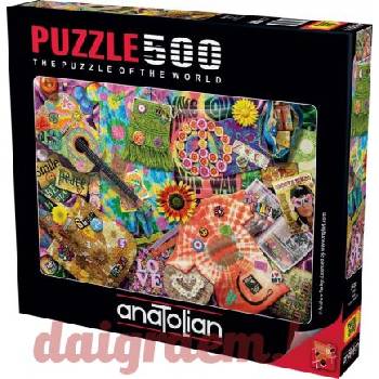 Anatolian Пъзел anatolian 3635 - 500 части - 1960 година (p3635)