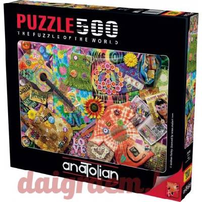 Anatolian Пъзел anatolian 3635 - 500 части - 1960 година (p3635)