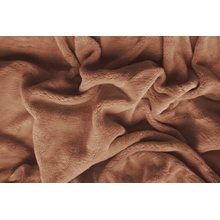 Apex Mikroplyš orieškové prestieradlo Perfect 180x200x25