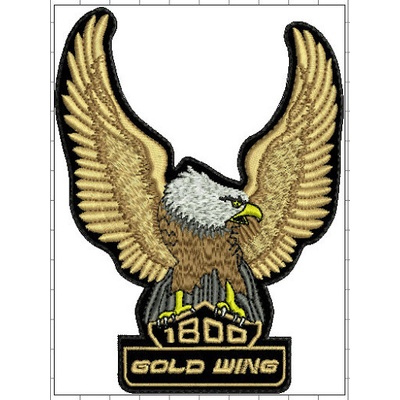Nášivka orol Gold Wing malá