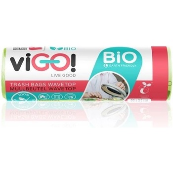 viGO Pytle na odpadky Bio 35 l 16µm 10 ks zelené