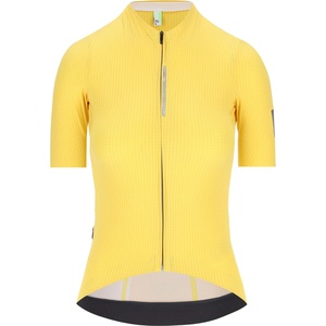 Q36.5 Дамска фланелка с къс ръкав за колоездене Q36.5 Women's Dottore Pro Jersey Cycling jersey - Naples Yellow (156-2425-0413)