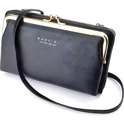 HARAHU Crossbody Peňaženka UM-35843 Čierna