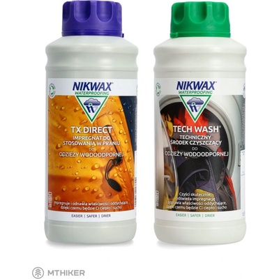 Nikwax Twin Tech Wash + TX.Direct Wash-In 2 x 1 l