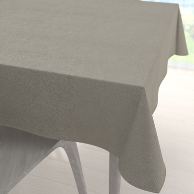 Biante Štvorcový obrus imitácia brúsenej kože Alcantara ALC-014 Svetlo sivý 90x90 cm