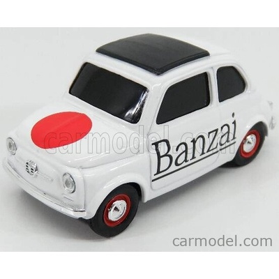 Brumm Fiat 500 Brums Banzai 2017 Bílá 1:43