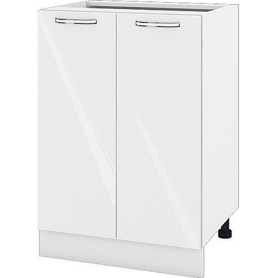 ИРИМ Долен кухненски шкаф Сити БФ-Бяло гланц-05-22 60 см