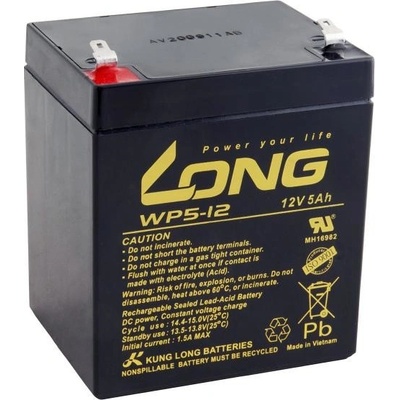 Long 12V 5Ah F1 WP5-12 F1