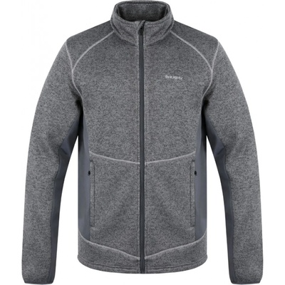 Husky pánský fleecový svetr na zip Alan M dark grey