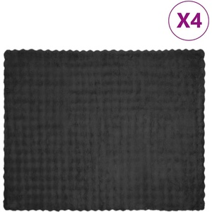vidaXL Анти-слип изкуствено одеяло от заешка козина Olite 4 бр. 8.1 kg (42021805)